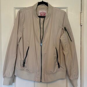 Levi's Women's Beige Bomber Jacket